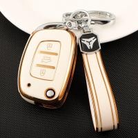 ราคา TPU Flip Car Key Case Cover Remote Fob Holder Shell Keychain Protector สำหรับ Hyundai Starex Elantra Veloster Verna Reina Ix25 Creta Solaris H 1 H1 Elite NS พับรีโมท Fob ผู้ถือ Protector (15506228812)