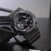 ราคา นาฬิกา Casio สีดำทอง G SHOCK กันน้ำกีฬาหัวใจแห่งความมืดนาฬิกาปืนเหล็กขนาดเล็ก GA 110GB รุ่นจำกัด (21887379318)