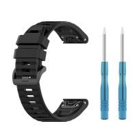 ราคา 20mm 22mm 26mm Watch Band Strap For Garmin Fenix 7 7S 7X 6 6S 6X 5 5S 5X Pro Plus Quick Release Silicone Watchband correa 2022 (12643385136)