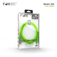 ราคา FOX Type C Micro USB Lightning รุ่น iQ3 FOX ของแท้ 100 สายชาร์จ iPhone (14002878076)