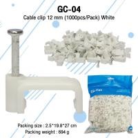 ราคา กิ๊บตอกสาย RG6 GC 04 สีดำ สีขาว แพ็ค 1 ถุง 1000 ตัว (19720621137)