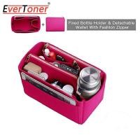 ราคา Everstoner กระเป๋ากล่องเก็บเครื่องสำอาง สักหลาดสำหรับผู้หญิงกระเป๋าสอดสำหรับกระเป๋าถือกระเป๋าใส่เครื่องสำอางขนาดพกพาสำหรับเดินทางเหมาะสำหรับ LV Speedy 25 30 35 40 LV Neverfull MM GM (9593578223)