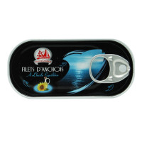 ราคา โมเนกาส ปลาแอนโชวี่ ในน้ำมันพืช 50 กรัม Anchovies in Vegetable Oil 50g Monegasque brand (21398062890)