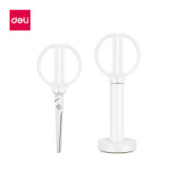 ราคา Deli กรรไกรสำนักงาน ขนาด 7 นิ้ว กรรไกรตัดกระดาษ กรรไกรด้ามพลาสติก กรรไกรอเนกประสงค์ ใบมีดชุบไททาเนียม คม ไม่เป็นสนิมง่าย Scissor (18045278604)