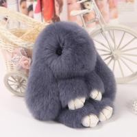 ราคา จี้กระต่ายขนกระต่ายแท้ตุ๊กตามือแท้ของเล่นกระต่ายขนฟูของแท้ของขวัญวันเกิดพวงกุญแจรถยนต์กระต่ายแกล้งตาย (3643428034)