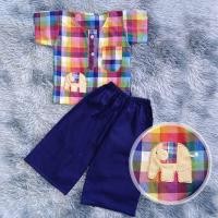 ราคา ชุดไทยเด็ก ผู้ชาย พื้นเมือง ผ้าขาวม้า ขนาด 1 10 ปี (21921921257)