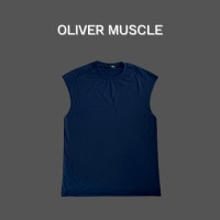 ราคา เสื้อแขนกุดทรงเกาหลี สีพื้น Oliver Muscle (21916226606)