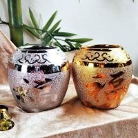 ราคา คู่ ใบเดี่ยว โอ่งเงินโอ่งทอง โอ่งเซรามิค ลายดอกบัว ก้อนทอง ขนาด เล็ก กลาง ใหญ่ ทนทาน แข็งแรง สีสวยสด (20392755508)