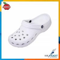 ราคา Red apple แท้ 100 รุ่นยอดฮิต เกรดเอ รองเท้าหัวโตรัดส้น SK98 สวมใส่สบาย สีดำ สีขาว (21160164201)