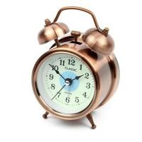 ราคา นาฬิกาปลุก สไตล์วินเทจ มีไฟหน้าจอ TWIN BELL ALARM CLOCK 2025 รุ่น Grandfather alarm Clock 01a Song (907734414)