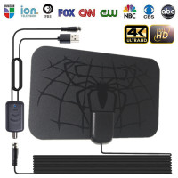 ราคา เสาอากาศ Hdtv ดิจิตอลในร่มที่มีเครื่องแปลงเครื่องขยายสัญญาณแบบถอดได้ช่องความละเอียดสูงเสาอากาศแบบแมงมุมเต็มรูปแบบฟรี (20304676899)