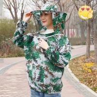 ราคา GGJJ ผึ้งชุดผู้ประกาศผ้าคลุมหน้าสำหรับเลี้ยงผึ้งแจ็คเก็ตป้องกันชุดหมวกป้องกัน (21718851240)