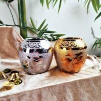 ราคา คู่ ใบเดี่ยว โอ่งเงินโอ่งทอง โอ่งเซรามิค ลายดอกบัว ก้อนทอง ขนาด เล็ก กลาง ใหญ่ ทนทาน แข็งแรง สีสวยสด (15806528957)