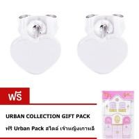 ราคา Tips Gallery Princess Collection ต่างหู STAINLESS STEEL 316L สตัด รุ่น Minimalist iconic Love TES SEL342UR (12538083423)
