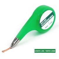 ราคา 1Pcs Desoldering Wick Braid Solder Wick Remover Sucker with Thumb Wheel Dispenser Solder Remover Vacuum Sucker Desoldering (21287146123)