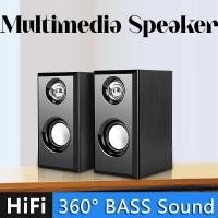 ราคา ลำโพงคอมพิวเตอร์ มี 2สีให้เลือก ลำโพงตั้งโต๊ะ ลำโพงไม้ พร้อมเครื่องปรับระดับเสียง ลำโพงคอม USB ลำโพงUSB ชุดลำโพง2 0 ลำโพงต่อโทรศัพท์USB Speaker (21915960826)