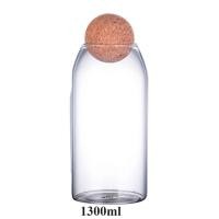 ราคา โหลแก้วเก็บชา กาแฟ น้ําตาล พร้อมจุกไม้คอร์ก (21925571201)