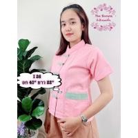 ราคา C16 เสื้อผ้าฝ้าย คอจีน สีหวานพาสเทล รุ่นขายดี (17151051007)