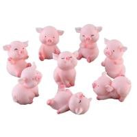 ราคา Cgue รูปปั้นตุ๊กตาการ์ตูนน่ารักงานฝีมือรูปหมูสีชมพูรูปหมูของตกแต่งภูมิทัศน์ขนาดเล็กชุดตุ๊กตา (16955731020)