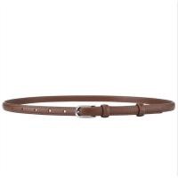 ราคา หนังแท้ แบรนด์LULU RL 502 เข็มขัดหนังแท้ หัวเข็มขัดสีเงิน หุ้มหนังทั้งเส้น (20967020665)