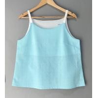 ราคา Rata Closet เสื้อกล้าม สายเดี่ยว สีฟ้าแกมเขียวสดใส สายสีขาว (21992270294)