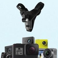 ราคา สายรัดคางหมวก ที่จับมือถือติดหมวก หมวกกันน๊อค ที่ยึดกล้อง ที่ยึดมือถือ ที่ยึดโทรศัพท์มอเตอร์ไซค์ OSMO GoPro Action Camera Motorcycle Helmet Camera mount (21856188815)