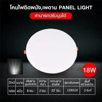 ราคา โคมไฟติดเพดาน โคมไฟดาวน์ไลท์LED แผงไฟไร้ขอบ ไฟตกแต่งเพดาน โคมไฟขนมปัง ไฟ LED ทรงกลม ขาว วอร์ม3นิ้ว4นิ้ว6นิ้ว8นิ้ว (18476790366)