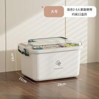 ราคา กล่องยาขนาดใหญ่กล่องเก็บยากล่องปฐมพยาบาลหลายชั้นกล่องยาขนาดเล็กพกพากล่องยาแบบพกพา ที่บ้าน (21894230797)
