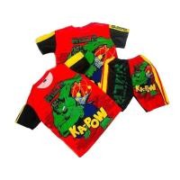 ราคา ชุดกีฬาเด็กพิมพ์ลายฮีโร่ เสื้อพร้อมกางเกงผ้านิ่มใส่สบาย เด็ก 5 8 ปี (21789334763)