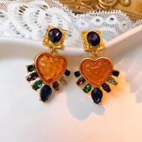 ราคา แก้วคริสตัลรูปหัวใจขนาดใหญ่หลากสีหินตุ้มหูแบบห้อยแฟชั่นสำหรับผู้หญิงรูปไข่หินแก้วหยดน้ำเครื่องประดับสำหรับงานเลี้ยงตอนเย็น (21431255855)