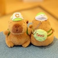 ราคา Capybara การจำลอง Capibara พวงกุญแจผ้าตุ๊กตากบกระเป๋าเป้สะพายหลัง Capybara ตุ๊กตาหนานุ่มนุ่มจำลอง Capybara จี้ตุ๊กตาเด็ก (21777069341)
