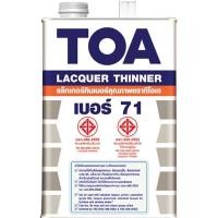 ราคา TOA ทีโอเอ แลคเกอร์เงา T5000 แลคเกอร์ด้าน T5500 ทินเนอร์เบอร์ 71 TOA ขนาด 1 4 GL (10050827494)