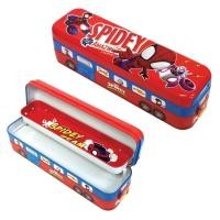 ราคา พร้อมส่ง กล่องดินสอเหล็กยก 3 ชั้น ลายการ์ตูนลายลิขสิทธิ์ Spiderman Avenger Frozen Princess Pencil box Licensed Cartoon (21736627330)
