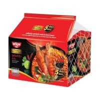 ราคา แพ็ก5ซอง Nissin นิชชิน บะหมี่กึ่งสำเร็จรูป แบบซอง 60 73 กรัม มาม่าเผ็ด รสไก่เผ็ดเกาหลี ต้นตำรับเกาหลี ญี่ปุ่น (21517308501)