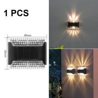 ราคา Vimite 1 2PCS ไฟติดผนังโซล่า ไฟโซล่าเซลล์ โคมไฟแต่งสวน Solar Garden Light Outdoor Waterproof Automatic Light at Night Up and Down ไฟหน้าบ้าน โคมไฟติดผนัง ไฟประดับตกแต่งFence Terrace (15806821095)