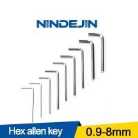 ราคา NINDEJIN ประแจรูปตัว L 5 10ชิ้นประแจอัลเลนกุญแจหกเหลี่ยมหกเหลี่ยมขนาด0 9มม 1 5มม 2มม 2 5มม 3มม 4มม 5มม 6มม 8มม กุญแจเหล็กคาร์บอนอัลเลน (5273336763)