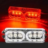 ราคา ไฟไฟเบรค LED มอเตอร์ไซค์สี6ดวง LED 12V แฟลชไฟเบรครถยนต์ไฟเตือนไฟท้ายกลางวัน1ชิ้น (21112294189)