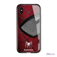 ราคา สำหรับ iPhone X XS XR XS MAX 5 5S SE 6 6 S 7 8 PLUS Case MARVEL กัปตันอเมริกาไอรอนแมน Spiderman ปลอกกันกระแทกกระจกเทมเปอร์กรณีฝาหลัง (756518562)