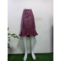 ราคา กระโปรงหางปลาสั้น กระโปรงผ้าไทย ผ้าไทยลายลิซ่า (21468070112)