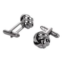 ราคา กระดุมข้อมือ กระดุมข้อมือคัฟลิงค์ Cufflinks แบบปมเชือก เนื้อโลหะ พร้อมส่ง กระดุมข้อมือโลหะเคลือบผิว (20347103810)