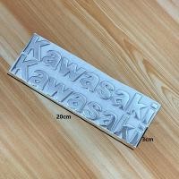 ราคา 1คู่สำหรับ Kawasaki 250R 300R ZX6R 636 ZX10R Z1000XS Z1000 Z800 ZX7R ZX9R ER Chrome 3D Ninja 16X5ซม สติกเกอร์ด้านข้าง Decals สัญลักษณ์ Silver (20137634377)