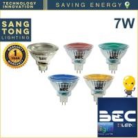 ราคา หลอดไฟ LED BEC MR16 220V ขนาด 7W ขั้วหลอด GU5 3 รุ่น ROBIN (21583952968)