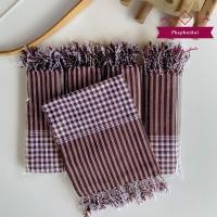 ราคา ผ้าขาวม้า ผ้าขาวม้าพันคอ ฝ้ายแท้ 100 ผืนใหญ่ขนาด 40x 190 ผ้าดี พร้อมส่ง (16403977362)
