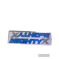 ราคา สติ๊กเกอร์ MIGHTY X ติดข้างกระบะ โตโยต้า ไมตี้เอ็ก ปี 1992 TOYOTA สีน้ำเงิน สีแดง STICKER (21441033422)