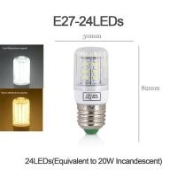ราคา หลอดไฟหลอดไฟข้าวโพด LED E27หลอดไฟ LED 30 136 165เท่ากัน60W ตะเกียงไฟฟ้า AC 220V 5730หลอดไฟตะเกียบทรงข้าวโพด SMD สีขาวอบอุ่นสีขาวสว่างเป็นพิเศษสำหรับห้องนอนห้องนั่งเล่นไฟในร่ม (19992171493)