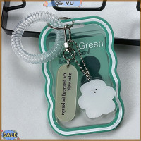 ราคา New For Tues Qin YU ที่ใส่บัตรรูปถ่ายแบบใสมีที่ใส่บัตรรูปพวงกุญแจซองบัตรนักเรียนบัตรเคสป้องกันภาพถ่าย (21246984628)