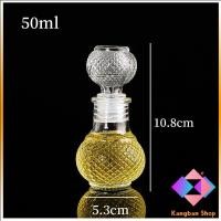 ราคา KANGBAN ขวดแก้วจิ๋วสีใส ขวดเหล้า ขวดวิสกี้ ขวดคริสตัล โหลของขวัญ ขวดน้ำหอม Glass bottle (21903728810)