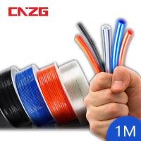 ราคา 1 Meter Pneumatic Pipe Tube Hose Tubing fuel hose 4mm 6mm 8x5mm 6x4mm 10x6 5mm PU Air Gas Polyurethane (17825039313)