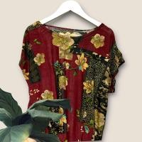 ราคา เสื้อคนแก่ผ้าเด้ง ใส่สบาย สาวอวบใส่ได้ (21902467897)
