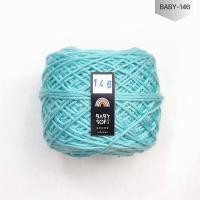 ราคา ไหมพรม 4Ply ไหมพรมเบบี้ซอฟท์ เบบี้ซิลค์ ไหมพรมสำหรับเด็ก 4Ply 100G I ไหมพรมฟ้ามุ่ย Fahmui Yarn (19649313402)